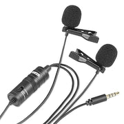 BOYA BY-M1DM Dual Omni-directional Lavalier Mic