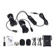 BOYA BY-M1DM Dual Omni-directional Lavalier Mic