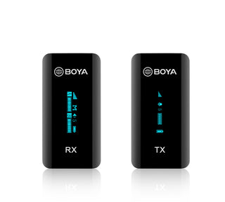 BOYA BY-XM6-S1 Ultra Compact 2.4GHz Dual-Channel Wireless Microphone (1xRX & 1xTX)