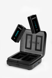BOYA BY-XM6-K1 Ultra Compact 2.4GHz Wireless Microphone (1xRX & 1xTX) with Charging Case