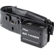Anton Bauer Belt Battery SO-14/28R Dual voltage snap-on holds 2x Gold Mount batteries