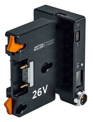 Anton Bauer Plate Shark Fin 26VGld Mt Plus attach 2x26V batteries to ARRI Alexa LF & 65 & SXT cameras