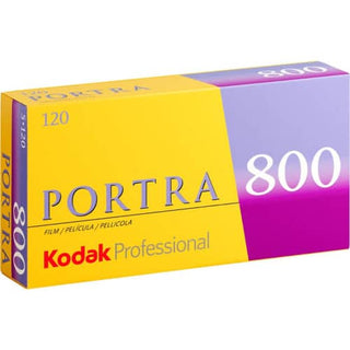 Kodak Portra 800 Color Negative Film (120 Roll Film, 5-Pack)