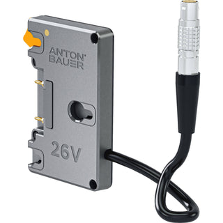 Anton Bauer Plate 26V Gold Mount Plus for with lemo connection to power ARRI Alexa Mini w/ Dionic 26V