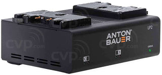 Anton Bauer Charger LP2 Dual Gold Mount low profile priority-based simultaneous two position