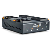 Anton Bauer Charg LP4 Quad Gold Mount Plus Dual Voltage 26V & 14V multi-chemistry quad charger