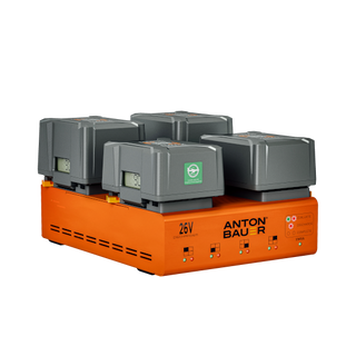 Anton Bauer Discharger 26V LPD Quad Gold Mount Plus Dual Voltage 26V & 14V 4 position
