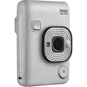 Fujifilm Instax Mini LiPlay Hybrid Instant Camera (Stone White)