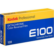 Kodak Ektachrome E100 Color Reversal Film (120 Roll Film, 5-Pack)