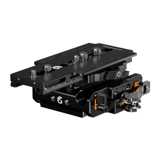 Bright Tangerine LeftField 3 QR Baseplate (Freefly Movi) for RED V-RAPTOR