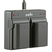 Jupio Kit: 2 x Jupio Olympus BLX-1 Batteries & Dual Charger Kit