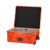 HPRC 2700W - Hard Case with Wheels & Second Skin Divider (Orange)