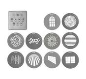 Nanlite Bowens Mount Projection Attachment GOBO Set 1 (10pcs in one set)