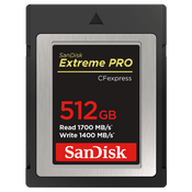 SanDisk Extreme PRO 512GB CFexpress Type B 1700MB/s Memory Card
