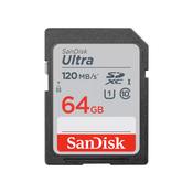 SanDisk Ultra 64GB SDXC UHS-I 120MB/s Memory Card - V10