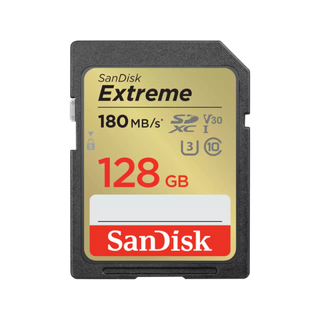 SanDisk Extreme 128GB SDXC UHS-I 180MB/s Memory Card - V30