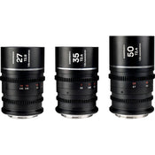 Laowa Nanomorph S35 Prime 3-Lens Bundle
(27mm, 35mm, 50mm) (Silver) - (Cine) MFT