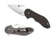 Spyderco Dice Titanium/CF/G-10 CTS XHP - Plain Blade