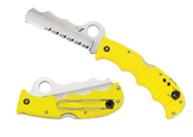 Spyderco Assist Salt Lightweight Yellow - Combo Black Carbide Tip