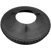 Bright Tangerine Black Hole Rubber Donut (143mm)