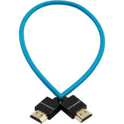 Kondor Blue HDMI to HDMI 40cm Thin Braided Cable for On Camera Monitors