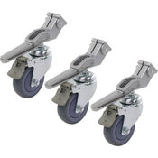 KUPO KC-100S 100mm Castor Wheel With Square Adapter For Various KUPO Stands (3 Pcs)