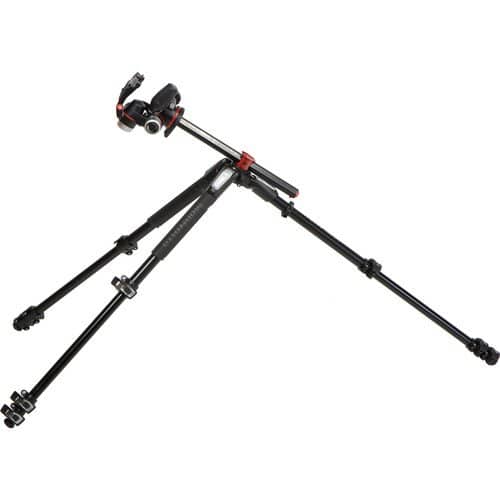 Manfrotto MK190XPRO4-3W 190 Aluminium 4-Section Tripod with Head