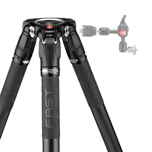 Manfrotto 504X Fluid Video Head with 635 Fast Single Carbon Leg