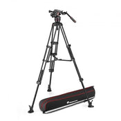 Manfrotto Nitrotech 608 version Video Tripod Kit (3 Sec - Twin Aluminium)