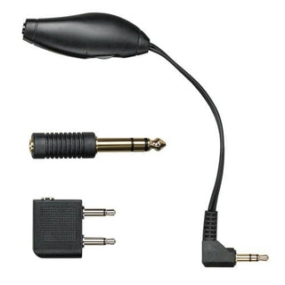 Shure Earphone Adaptor Kit includes Airline Adaptor, 1/4" Adaptor & Volume Attenuator