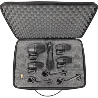 Shure PGA 5pce Drum Mic Kit 1x PGA52, 3x PGA56, 1x PGA57, Mounts, Cables & Carry Case