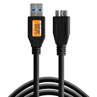 Tether Tools Tetherpro USB 3.0 Male To Micro-B 5 Pin, 30cm, Black