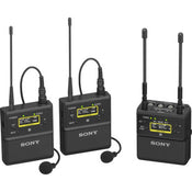 Sony UWP-D27CE42 2-Person Camera-Mount Wireless Omni Lavalier Microphone System (638-694MHz)