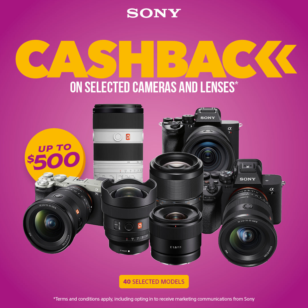 Camera Summer Promo Sony Summer Cashbacks – Georges Cameras