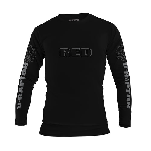 RED DIGITAL CINEMA Limited Edition V-RAPTOR Long Sleeve T-Shirt (Black)