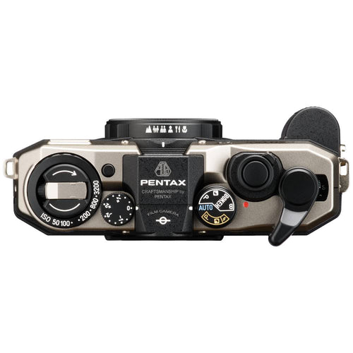 Pentax 17 HF 35mm Film Camera (Silver/Black)