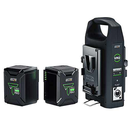 Anton Bauer Titon Micro 150 V Mount two battery kit with VM2 charger