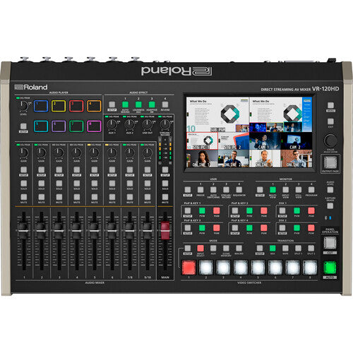 Roland VR-120HD Direct Streaming AV Mixer With Video Record And Playback