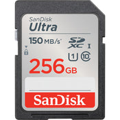 SanDisk Ultra 256GB SDXC UHS-I 150MB/s Memory Card - V10