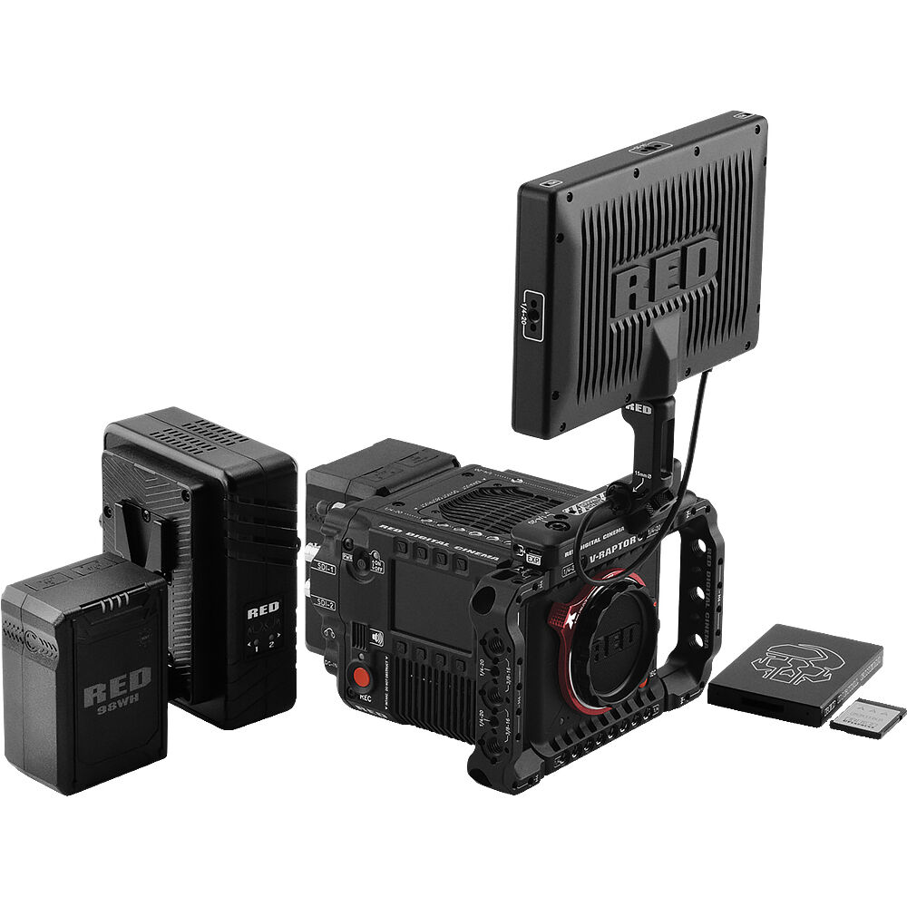 RED DIGITAL CINEMA V-RAPTOR [X] 8K VV Camera Starter Pack with 2 x MIC ...