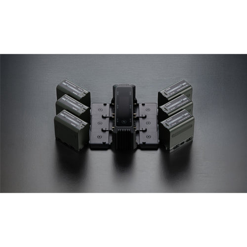 Tilta Foldable Charging Station for L-Series/NP-F Battery Kit (6 Batteries, US) - Black