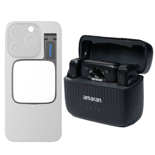 Amaran Go Charcoal + Amaran Tag USB-C Black Bundle