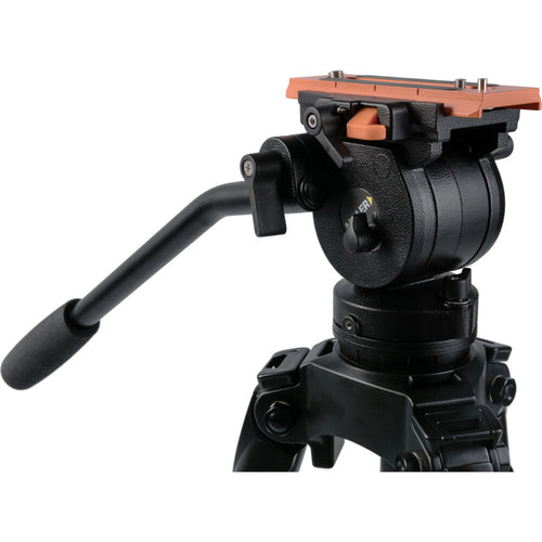 Miller AirV Fluid Head with Solo-Q 75 2-Stage Carbon Fiber Tripod & Soft Case Kit