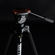 Miller AirV Fluid Head with Solo-Q 75 2-Stage Carbon Fiber Tripod & Soft Case Kit