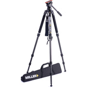 Miller AirV Fluid Head with Solo-Q 75 3-Stage Carbon Fiber Tripod & Soft Case Kit