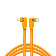 Tetherguard Leverlock Plate with USB-C 4.6m Orange R/Angle/R to Angle Orange Kit