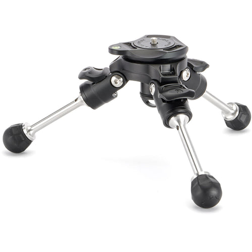 3 Legged Thing Jay Carbon Fiber Travel Tripod Legs with Quick Leveling Base