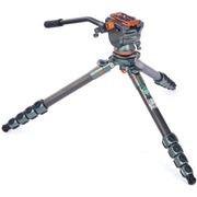 3 Legged Thing Jay Carbon Fiber Tripod with Quick Leveling Base & AirHed Cine-A Fluid Head System