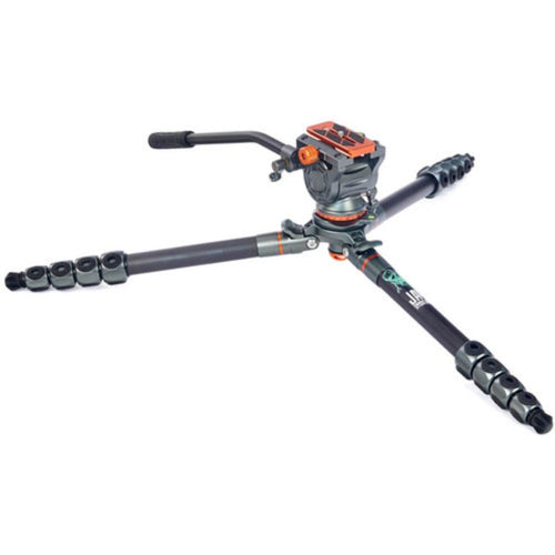 3 Legged Thing Jay Carbon Fiber Tripod with Quick Leveling Base & AirHed Cine-A Fluid Head System