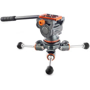 3 Legged Thing Jay Carbon Fiber Tripod with Quick Leveling Base & AirHed Cine-A Fluid Head System